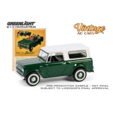GL39150-B - 1/64 VINTAGE AD CARS SERIES 11 - 1961 HARVESTER SCOUT MEET THE SCOUT