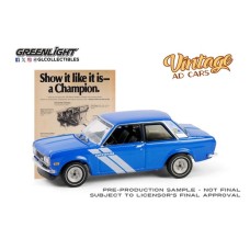 GL39150-C - 1/64 VINTAGE AD CARS SERIES 11 - 1972 DATSUN 510 SHOW IT LIKE IT IS - A CHAMPION