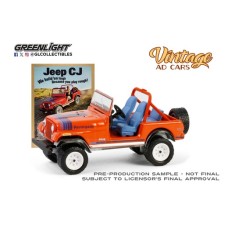 GL39150-F - 1/64 VINTAGE AD CARS SERIES 11 - 1979 JEEP CJ-7 RENEGADE WE BUILD EM TOUGH BECAUSE YOU PLAY ROUGH