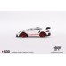 MGT00630-R - 1/64 PORSCHE 911 (992) GT3 RS WHITE WITH PYRO RED ACCENT PACKAGE (RHD)