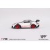 MGT00706-L - 1/64 PORSCHE 911 (992) GTS RS WEISSACH PACKAGE WHITE WITH PYRO RED (LHD)