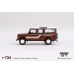 MGT00734-L - 1/64 LAND ROVER DEFENDER 110 1985 COUNTY STATION WAGON RUSSET BROWN (LHD)