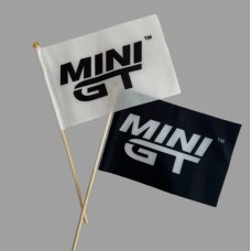 MGTOM039 - MINI GT MINI FLAG SET - CLASSIC LOGO (SET OF 2)