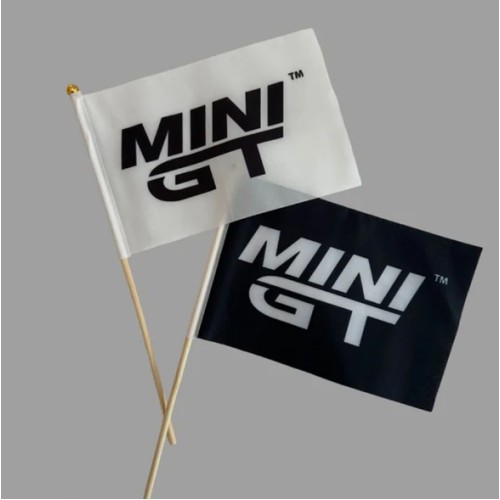 MGTOM039 - MINI GT MINI FLAG SET - CLASSIC LOGO (SET OF 2)