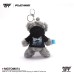 MGTOM074 - MINI GT X RE-AMEMIYA BEAR PLUSH KEYRING W/MINI GT BLUE BOX