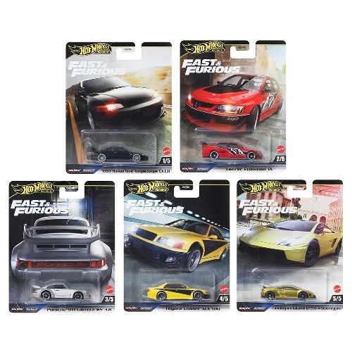 MHWHNW46-979M - X10 HOTWHEELS PREMIER FAST AND FURIOUS
