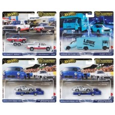 MHWFLF56-9C7C - X4 HOTWHEELS TEAM TRANSPORTERS ASST 9C7C 2024 C CASE ASSORTMENT (IMPORTER LABELS ON PRODUCT)