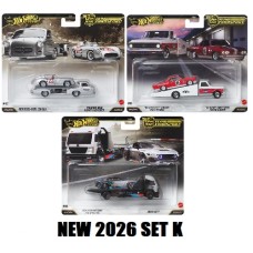 MHWFLF56-957K - X4 HOTWHEELS TEAM TRANSPORTERS ASSORTMENT 2026 SET K