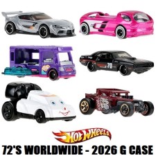 MHWC4982-99NG - LATEST X72 HOTWHEELS BASIC 2026 WORLDWIDE ASSORTMENT OF 72 WAVE 7