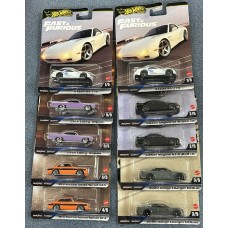 MHWHNW46-979K - X10 HOTWHEELS PREMIER FAST AND FURIOUS