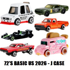 MHWL2593-973J - X72 HOTWHEELS BASIC US 2026 ASSORTMENT WAVE 9