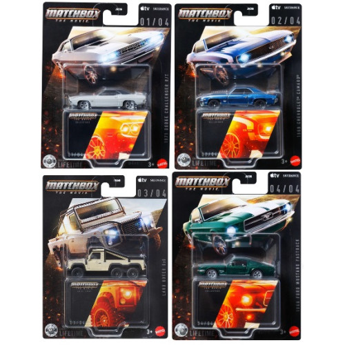 MATJNC96-979A - MATCHBOX MOVIE COLLECTOR ASSORTMENT 8 PCS