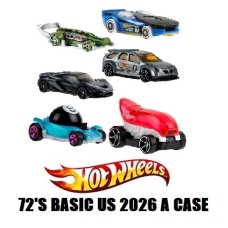 MHWL2593-973A - X72 HOTWHEELS BASIC US 2026 ASSORTMENT WAVE 1