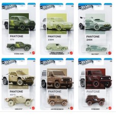MHWJKY47-956B - x10 HOTWHEELS SILVER SERIES PANTONE B ASSORTMENT MIX 2