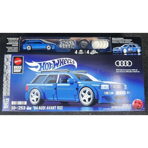 MHWBSJGR28 - HOT WHEELS SPEED 94 AUDI AVANT RS2 (BRICK SHOP) (APPROX 1/32 SCALE)