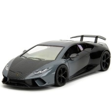 JAD34895 - 1/24 PINK SLIPS 2017 LAMBORGHINI HURACAN GRAY BLACK