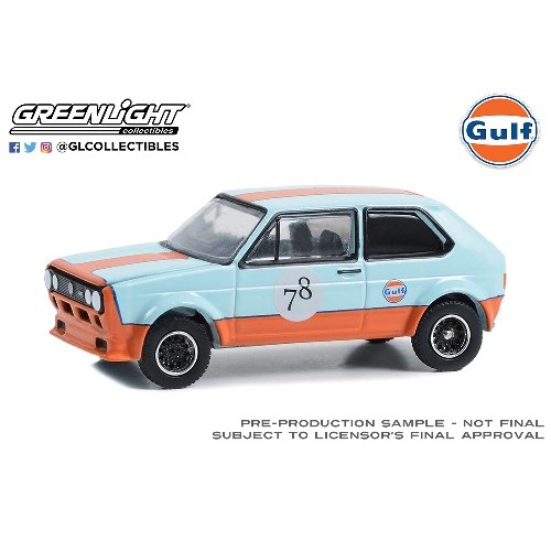GL41135-D - 1/64 GULF OIL SPECIAL EDITION SERIES 1 ASSORTMENT 1974 VOLKSWAGEN GOLF GTI WIDEBOY NO78 SOLID PACK