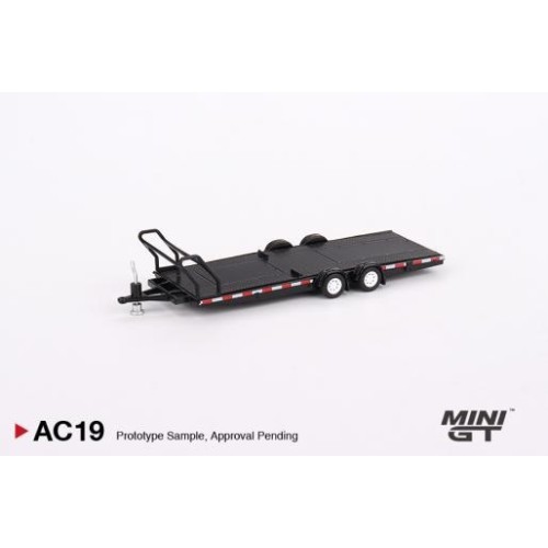 MGTAC19 - 1/64 CAR HAULER TRAILER TYPE B BLACK