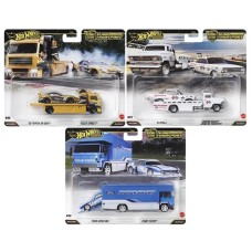 MHWFLF56-957J - X4 HOTWHEELS TEAM TRANSPORTERS ASSORTMENT 2026 SET J