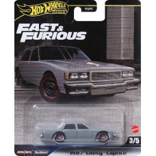 MHWHNW46-HRT98 - HOT WHEELS FAST AND FURIOUS 1987 CHEVY CAPRICE 3/5