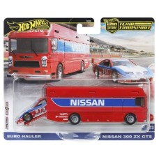 MHWFLF56-HRV44 - HOT WHEELS TEAM TRANSPORT EURO HAULER '94 NISSAN 300 ZX GTS #73