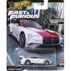 MHWHNW46-HVR63 - HOT WHEELS FAST AND FURIOUS 2018 BENTLEY CONTINENTAL GT3 4/5
