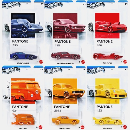 MHWJKY47-956A - x10 HOTWHEELS SILVER SERIES PANTONE SUNSET RACE MIX 1 MHWJKY47-956A - x10 HOTWHEELS SILVER SERIES PANTONE SUNSET RACE MIX 1