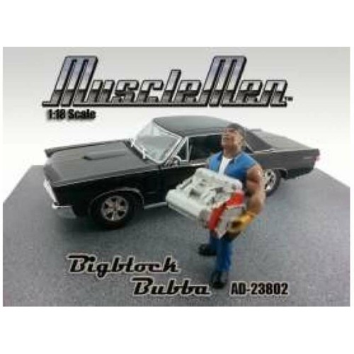 AD23802 - 1/18 MUSCLEMEN BIG BLOCK BUBBA (CAR NOT INCLUDED)