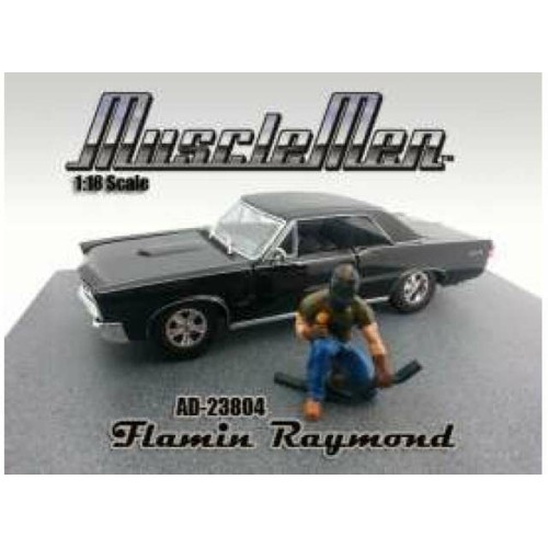 AD23804 - 1/18 MUSCLEMEN FLAMIN RAYMOND (CAR NOT INCLUDED)