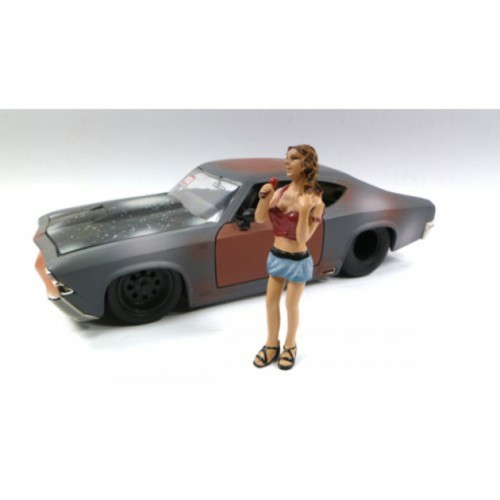 AD23819 - 1/24 LOOK-OUT GIRL MONICA (CAR NOT INCLUDED)