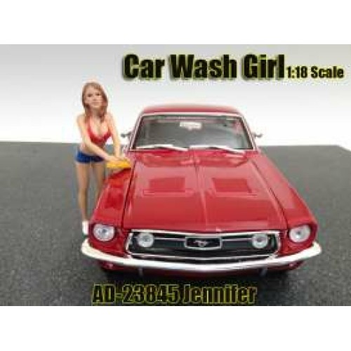 AD23845 - 1/18 CAR WASH GIRL JENNIFER (CAR NOT INCLUDED)