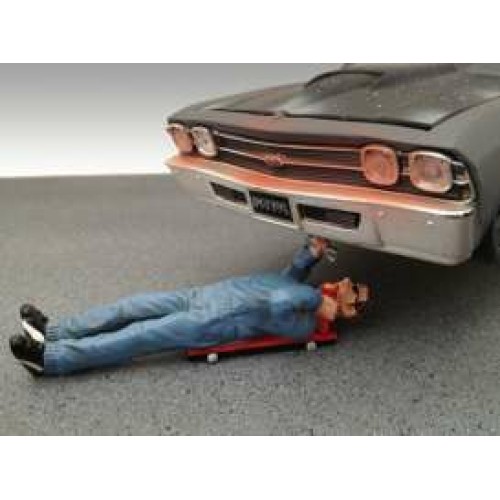 AD23903 - 1/24 MECHANIC PAUL, BLUE (CAR NOT INCLUDED)