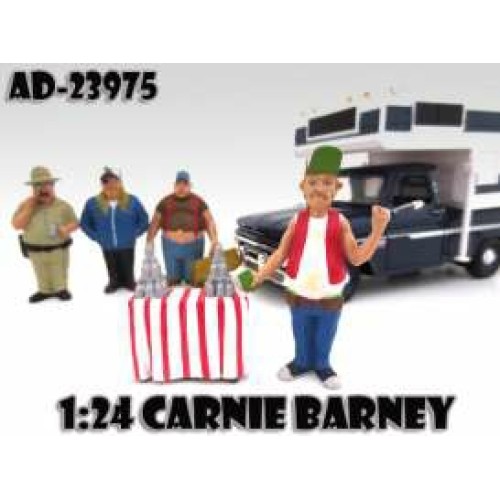 AD23975 - 1/24 TRAILER PARK CARNIE BARNEY (CARAVAN NOT INCLUDED, YOU BUY 1 FIGURE).