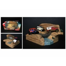 AD38431 - 1/64 TRIAL CHALLENGE DIORAMA GOOD FOR 2 OR 3 1/64 (3INCH) MODELS