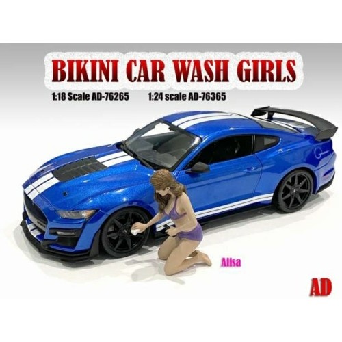 AD76265 - 1/18 BIKINI CAR WASH GIRL ALISA