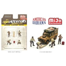 AD76492MJ - 1/64 OFF ROAD ADVENTURE MIJO FIGURE SET
