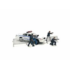 AD76493 - 1/64 POLICE LINE MIJO FIGURE SET, VARIOUS