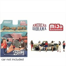 AD76494 - 1/64 PIN UP GIRLS MIJO FIGURE SET, VARIOUS