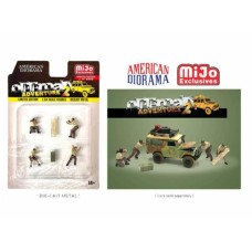 AD76496MJ - 1/64 OFF ROAD ADVENTURE MIJO FIGURE SET NO.2, VARIOUS