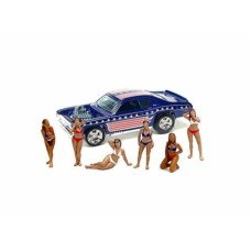 AD76498MJ - 1/64 PATRIOT GIRLS MIJO FIGURE SET, VARIOUS