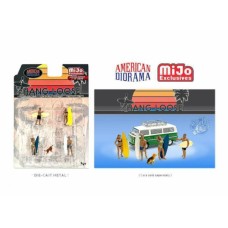 AD76500MJ - 1/64 HANG LOOSE (BEACH/SURF) FIGURE SET, VARIOUS