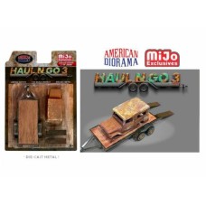 AD76522 - 1/64 HAUL N GO NO.3 (DIECAST METAL TRAILER AND BODY)