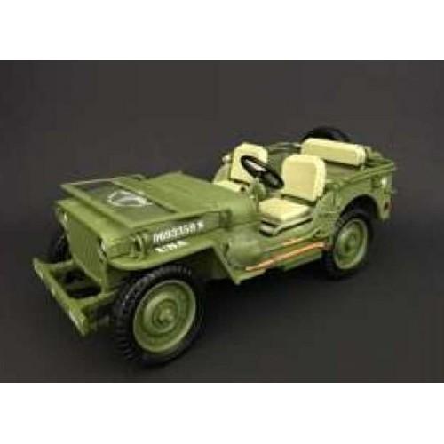 AD77404 - 1/18 1944 JEEP WILLYS US ARMY, ARMY GREEN