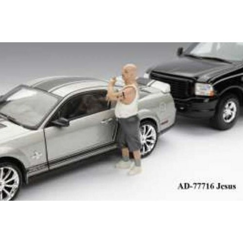 AD77717 - 1/18 AUTO THEFT FIGURE JESUS (CARS NOT INCLUDED)