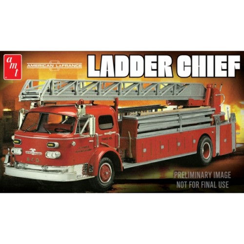 AMT1204 - 1/25 AMERICAN LAFRANCE LADDER CHIEF FIRE TRUCK (PLASTIC KIT)