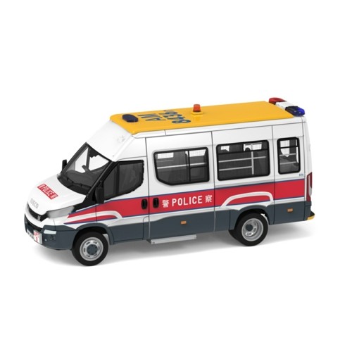 ATC65352 - 1/76 TINY CITY 20 IVECO DAILY HONG KONG POLICE (AIRPORT DISTRICT) (AM8436)