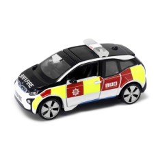 ATCUK64002 - 1/64 UK13 BMW I3 UK LONDON FIRE DEPARTMENT PATROL CAR