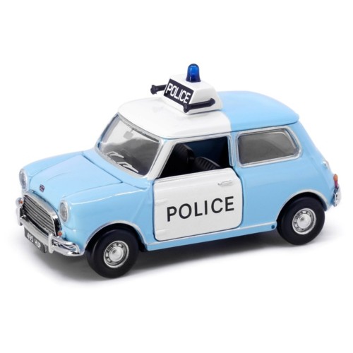ATCUK64009 - 1/50 TINY CITY - AUSTIN MINI UK POLICE CAR (BLUE)