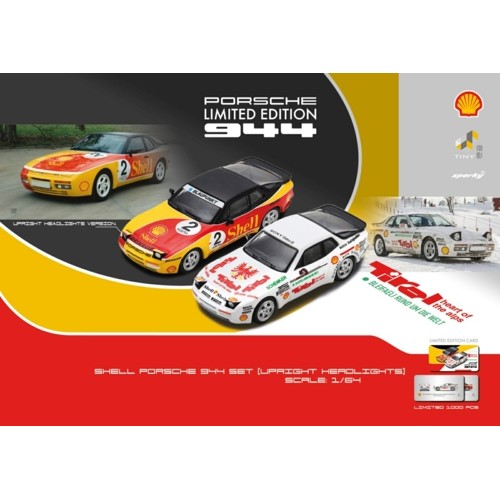 ATCYCOMBO64003 - 1/64 PORSCHE 944 TURBO CUP SHELL COMBO NO.2 AND ADLER VON TIROL UPRIGHT HEADLIGHTS SPARKY (SPARKY X TINY X SHELL)