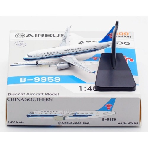 AV4161 - 1/400 CHINA SOUTHERN AIRLINES AIRBUS A320-232 B-9959 NEW TOOLING